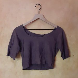 Sweet Skins Hemp Gray Perfect Tee Cropped